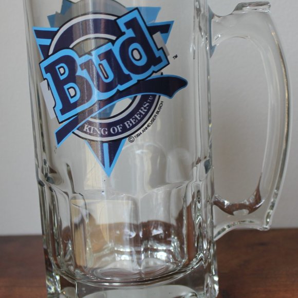 Bud King of Beers 1994 Mug Vintage Label BUD Anheuser Busch - Picture 5 of 6